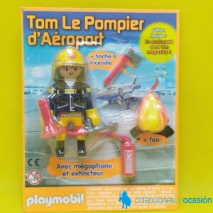 Playmobil bombero de aeropuerto nuevo en blister