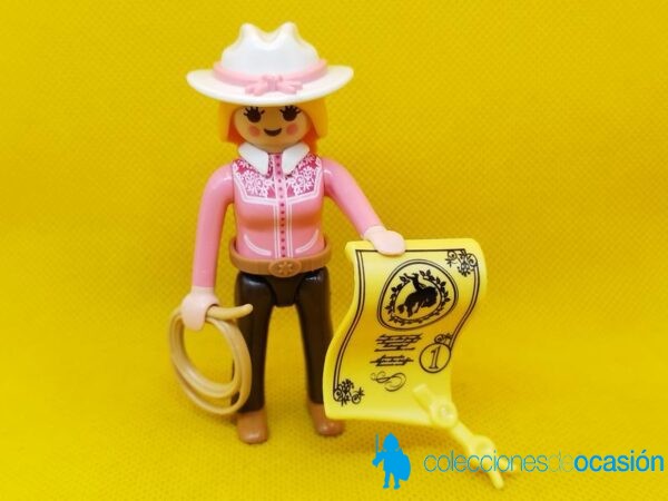 Playmobil cowgirl, domadora de caballos