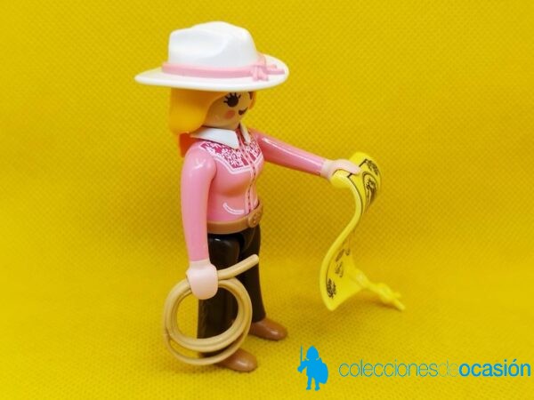 Playmobil cowgirl, domadora de caballos - Imagen 2
