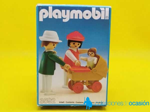 Playmobil familia, pareja con bebé REF 3592