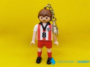 Playmobil llavero de futbolista