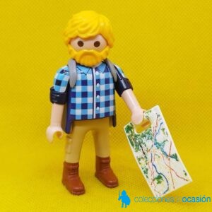 Playmobil montañero, explorador con mapa