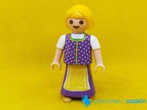 Playmobil niña pastora, aldeana para Belén
