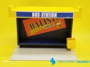 Playmobil parada de autobús con banco y papelera REF 3782