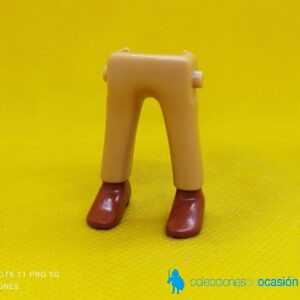 Playmobil piernas pantalón marrón con botas vaqueras