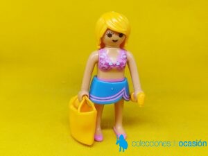 Playmobil veraneante, mujer con bikini, mujer city