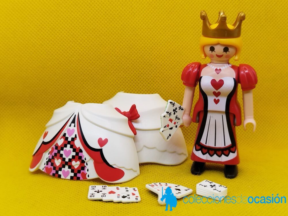 Playmobil reina de corazones, reina de Alicia en el país de las maravillas - Imagen 4