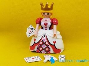 Playmobil reina de corazones, reina de Alicia en el país de las maravillas