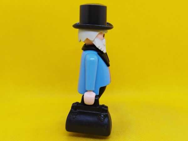 Playmobil señor de época, caballero victoriano con maletín. - Imagen 3