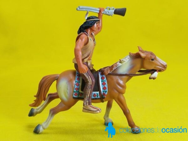 Bully guerrero indio a caballo - Imagen 2