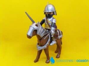 Playmobil Conquistador español a caballo, oficial español