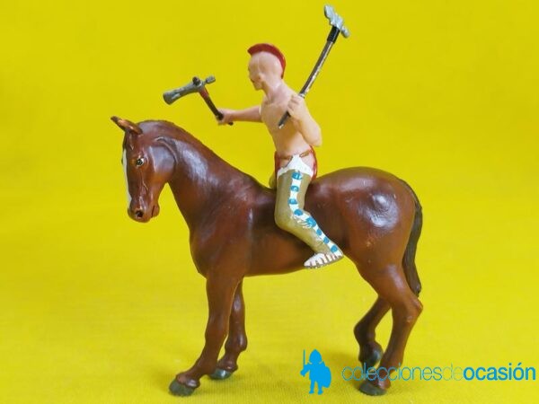 Papo guerrero indio con caballo - Imagen 2