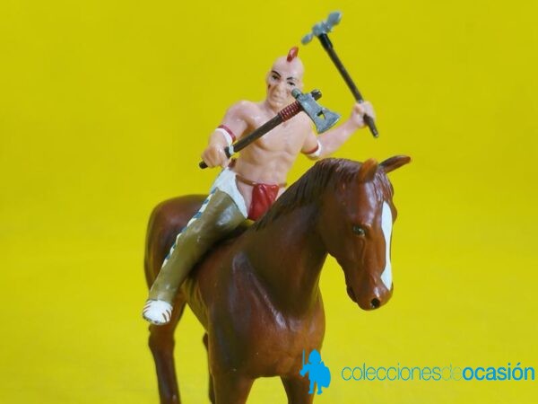 Papo guerrero indio con caballo