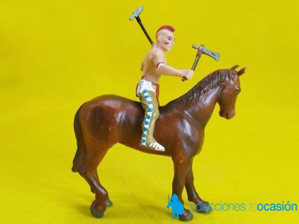 Papo guerrero indio con caballo - Imagen 3