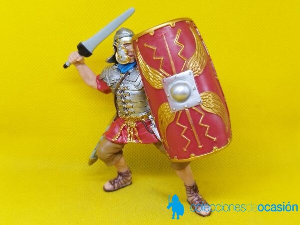 Papo legionario romano en posición de combate