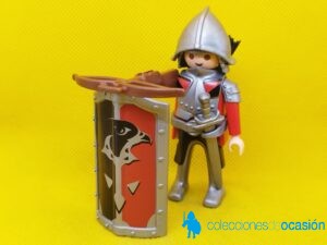 Playmobil Ballestero del reino del Halcón, soldado medieval