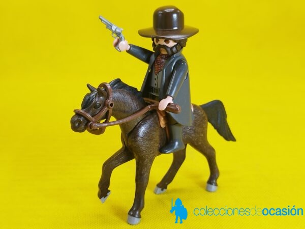 Playmobil Bandolero del oeste con caballo - Imagen 2