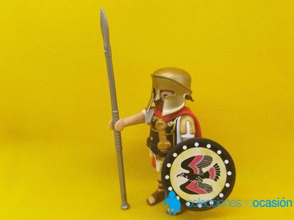 Playmobil Guerrero griego con casco y escudo custom - Imagen 2