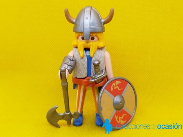 Playmobil Guerrero vikingo con chaleco de lana
