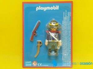 Playmobil Capitán del fuerte colección planeta, oficial yanqui