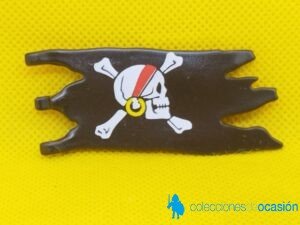 Playmobil Estandarte pirata calavera con pañuelo