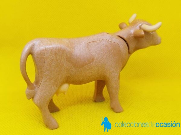 Playmobil Vaca marrón, animal de granja - Imagen 3