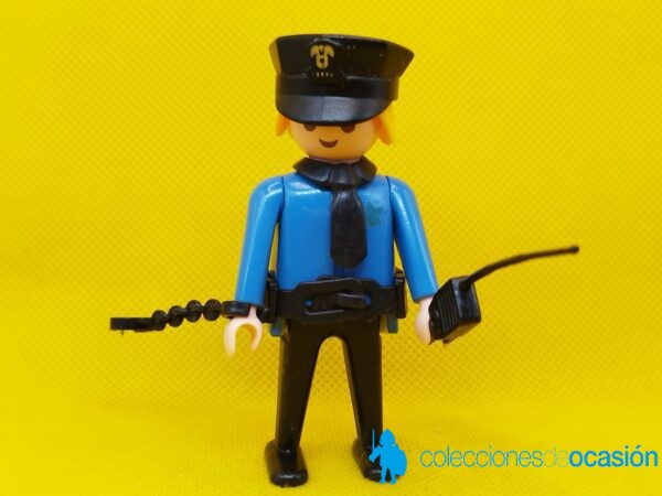 Playmobil Antiguo policía con megáfono y esposas