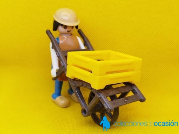 Playmobil Granjero con carretilla REF 3369