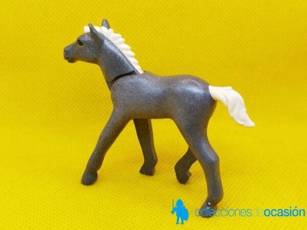 Playmobil Potro gris oscuro - Imagen 4