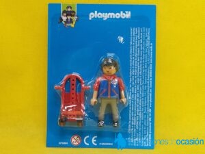 Playmobil Repartidor con carretilla, colección profesiones