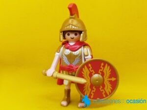 Playmobil Tribuno romano con capa roja y escudo
