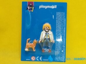 Playmobil Veterinaria con gato, colección oficios de planeta