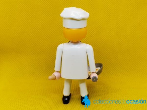 Playmobil cocinero con sartén con huevos fritos - Imagen 3