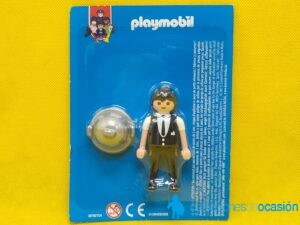 Playmobil Camarero con bandeja, colección planeta profesiones