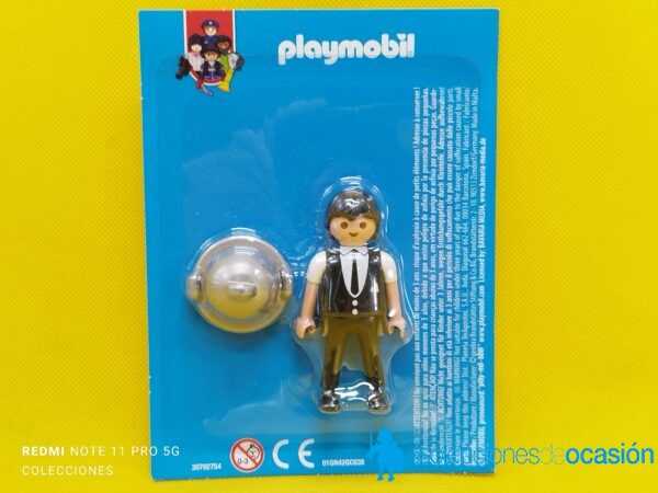 Playmobil Camarero con bandeja, colección profesiones
