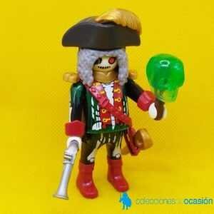 Playmobil Capitán pirata fantasma con calavera