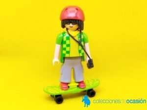 Playmobil Chico con monopatín y Mp3
