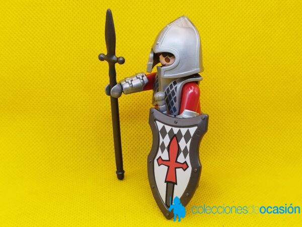 Playmobil Caballero medieval con alabarda en el escudo - Imagen 2
