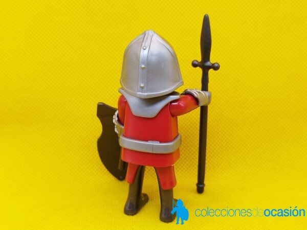 Playmobil Caballero medieval con alabarda en el escudo - Imagen 4