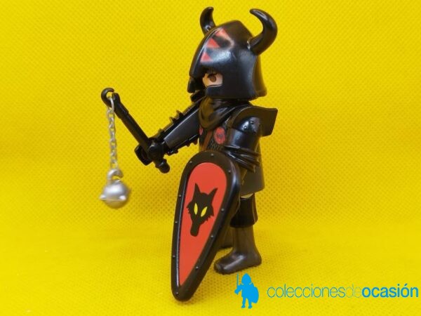 Playmobil Caballero negro del reino Lobo - Imagen 2
