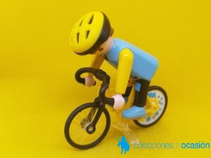 Playmobil Ciclista con equipación amarilla