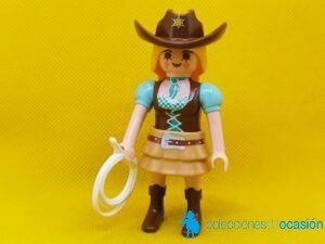 Playmobil Cowgirl, vaquera, ranchera