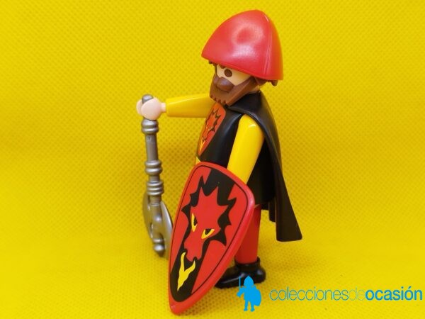 Playmobil Guerrero de los dragones rojos, bárbaro - Imagen 2