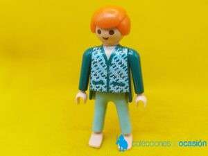 Playmobil Hombre vintage con pijama, enfermo de hospital, casa de muñecas