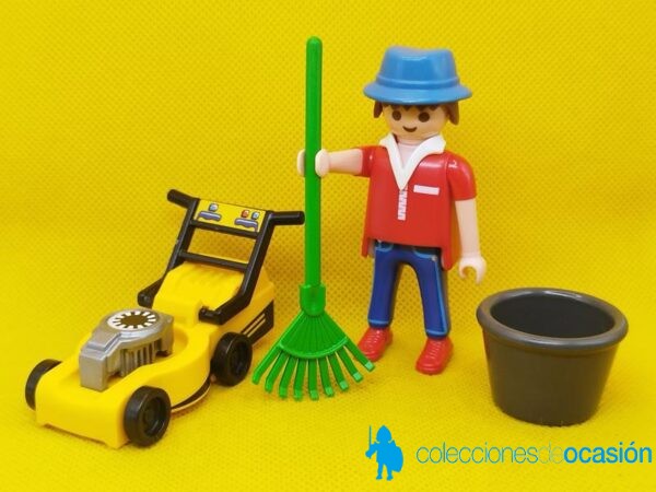 Playmobil Jardinero con corta cesped REF 3233