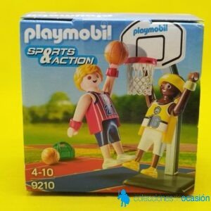 Playmobil Jugadores de baloncesto con canasta REF 9210