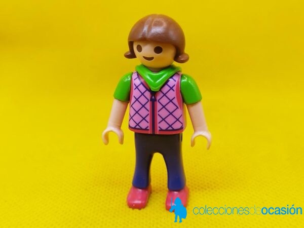 Playmobil Niña con chaleco, niña city