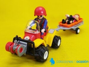 Playmobil Quad de rescate con camilla