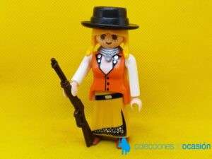 Playmobil bandida del oeste, cowgirl