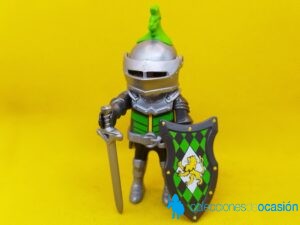 Playmobil Caballero del reino de los leones, soldado medieval